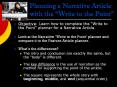 Planning a Narrative Article with the  PowerPoint PPT Presentation