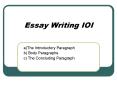 Essay Writing IOI PowerPoint PPT Presentation