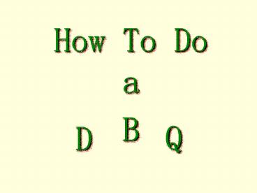 How To Do an APUSH DBQ