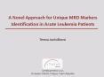 A Novel Approach for Unique MRD Markers Identification in Acute Leukemia Patients PowerPoint PPT Presentation
