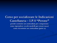 Corso per socializzare le Indicazioni Castellaneta 