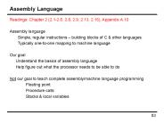 Assembly Language