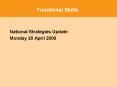 Functional Skills PowerPoint PPT Presentation