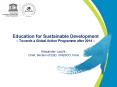 Education for Sustainable Development  PowerPoint PPT Presentation
