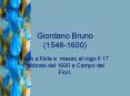 Giordano Bruno (1548-1600) PowerPoint PPT Presentation