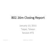 802.16m Closing Report