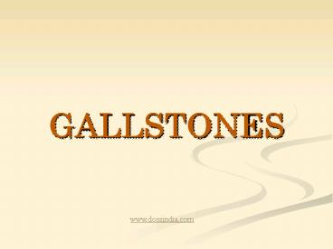 Doss India - Gall Stones, Gall Bladder Surgery  Treatment in Pune, Maharashtra