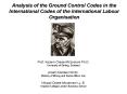 Analysis of Ground Control Codes in the International Codes of the International Labour Organisation PowerPoint PPT Presentation
