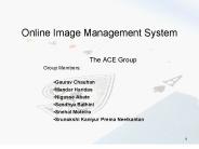 Online Image Management System