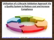 Utilization of a Life-cycle Validation Approach