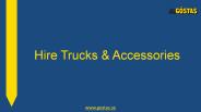 Hire Trucks and Accessories