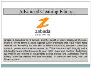 Advanced Cleaning Fibers