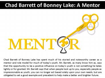 Chad Barrett Bonney Lake