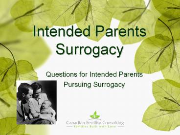 What Surrogate Looks in for Intended Parents