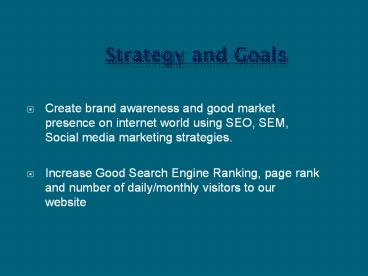 Digital Marketing Strategy for Business