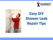 Easy DIY Shower Leak Repair Tips