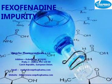 Fexofenadine Impurity