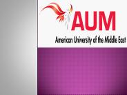 American University Of Middle East