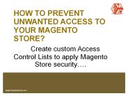 Magento  Block IP Address Module by FME