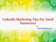 Tips For Linkedin Marketing
