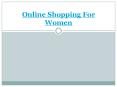Best Women Online Shopping
