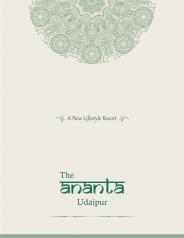 The Ananta Udaipur Fact & Profile