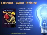 Lockout Tagout Training