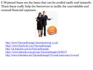 £ 50 Pound Loans Easy to Avail