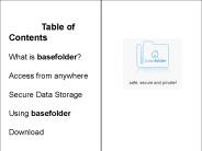 Secure Data Storage -  basefolder