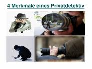 4 Merkmale eines Privatdetektiv