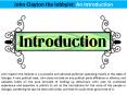 John Clayton the lobbyist: An Introduction PowerPoint PPT Presentation