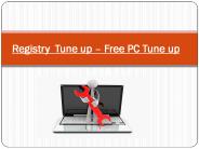 Registry Repair Through Free PC Tune up