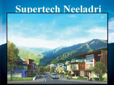Supertech Neeladri Floors Sector 79 Gurgaon