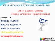 Sap isu fica online training