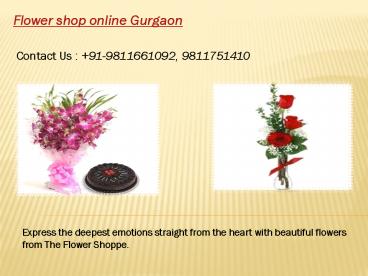 Flower Shop Online Gurgaon