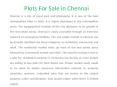 Plots for sale in chennai
