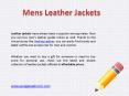 Mens Leather Jackets