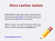 Mens Leather Jackets