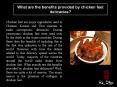 What are the benefits provided by chicken feet delicacies? (1) PowerPoint PPT Presentation
