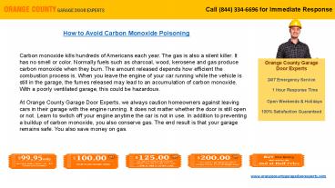 Orange County Garage Door Experts