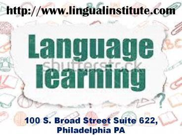 English Language Improvement, Spanish, Portuguese Language Class, Learn to Speak Spanish