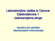 Laboratorijske vje