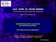 REINTERVENCIONES  ELECTIVAS   EN CIRUG