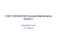 CSE115/ENGR160 Discrete Mathematics 03/29/11