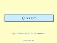 Quicksort