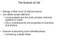 The Science of Life PowerPoint PPT Presentation