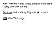 Chapter 3:  Ancient Indian Civilizations