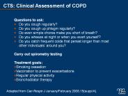 CTS: Clinical Assessment of COPD