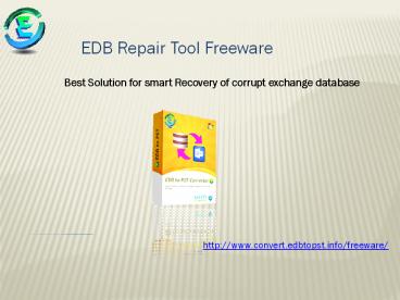 EDB Repair Tool Freeware