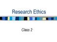 Research Ethics PowerPoint PPT Presentation